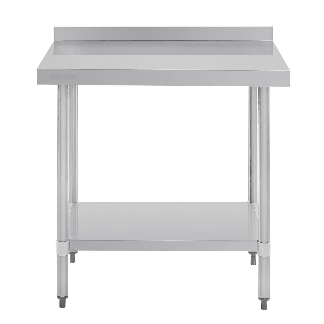 Vogue Stainless Steel Table with Upstand 900mm - Image 5