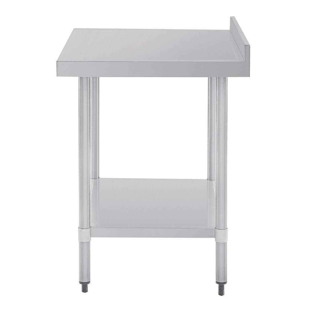 Vogue Stainless Steel Table with Upstand 900mm