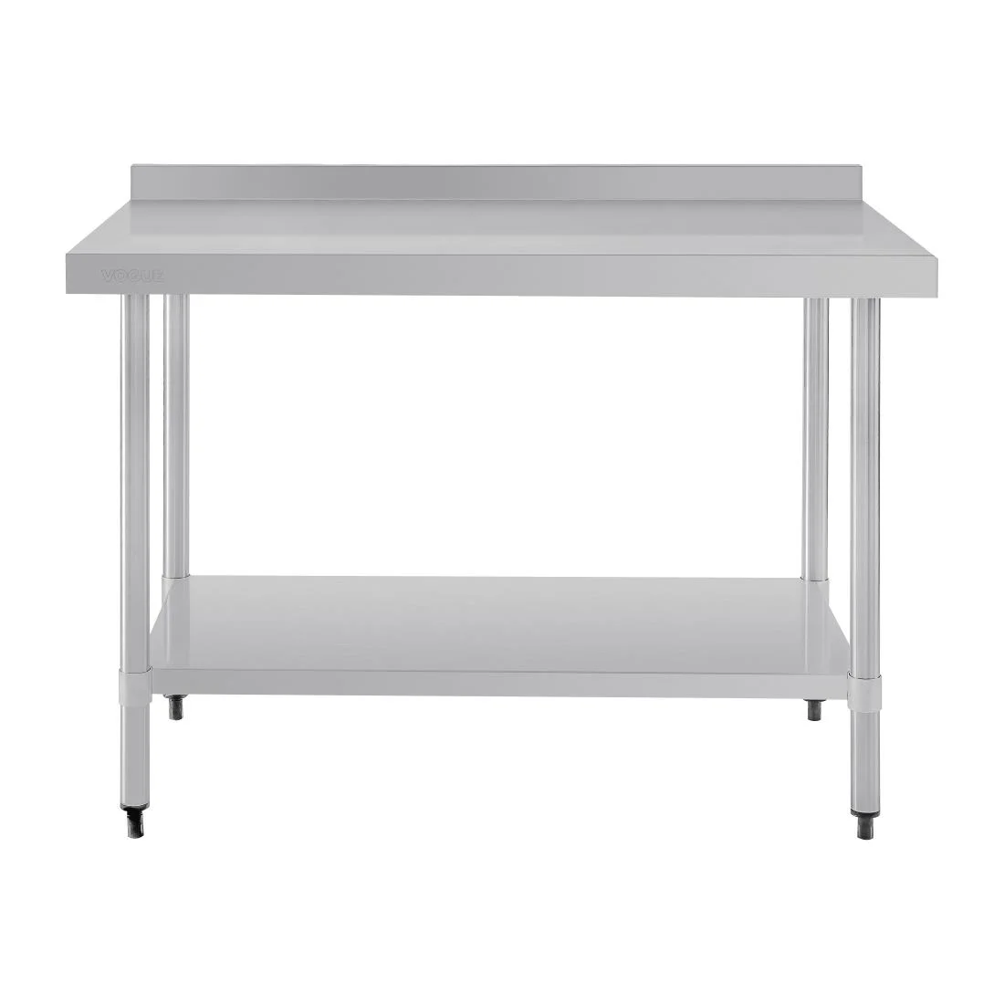 Vogue Stainless Steel Table with Upstand 1200mm - Image 2