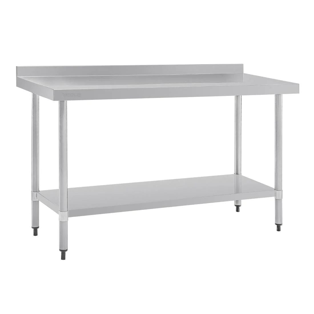 Vogue Stainless Steel Table with Upstand 1500mm - Image 5