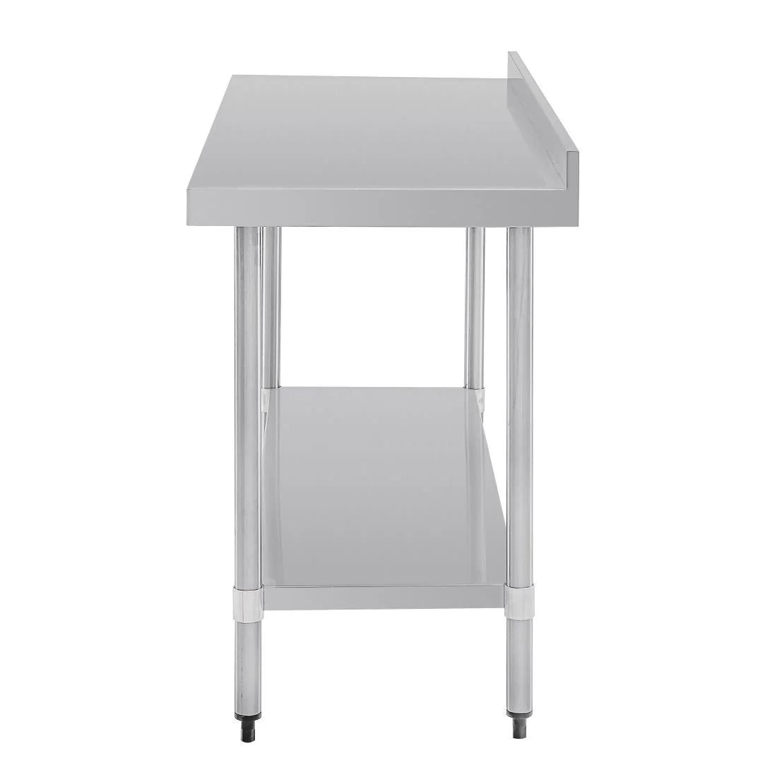 Vogue Stainless Steel Table with Upstand 1500mm - Image 6