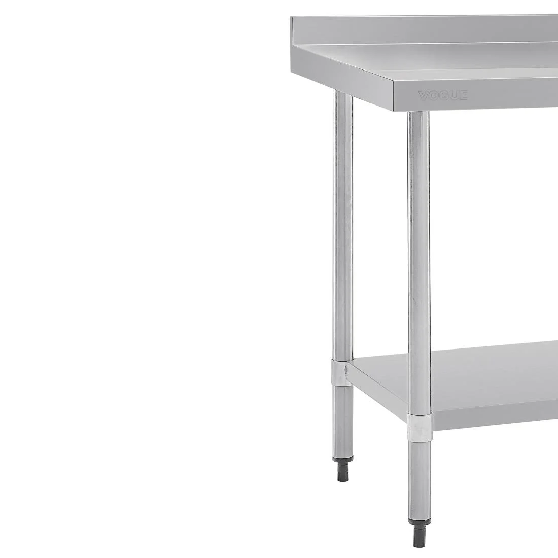Vogue Stainless Steel Table with Upstand 1500mm - Image 7