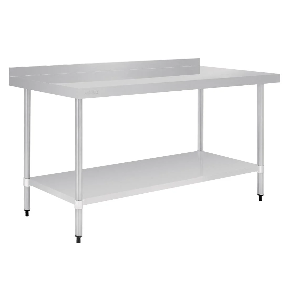 Vogue Stainless Steel Table with Upstand 1800mm