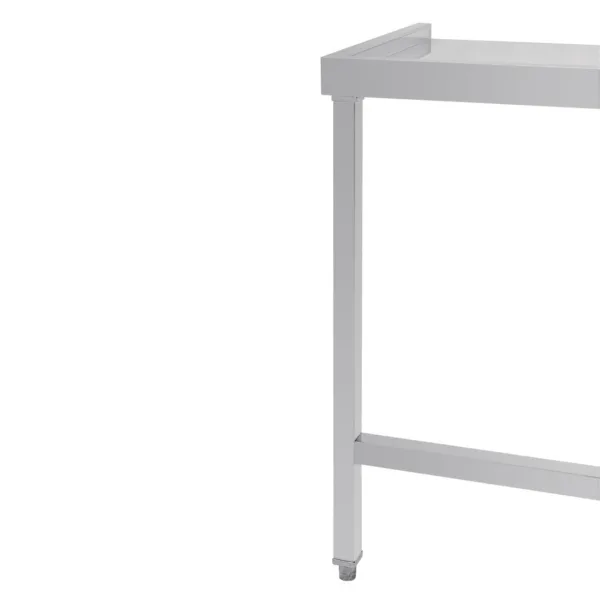 Vogue Pass Through Dishwash Table Left 600mm