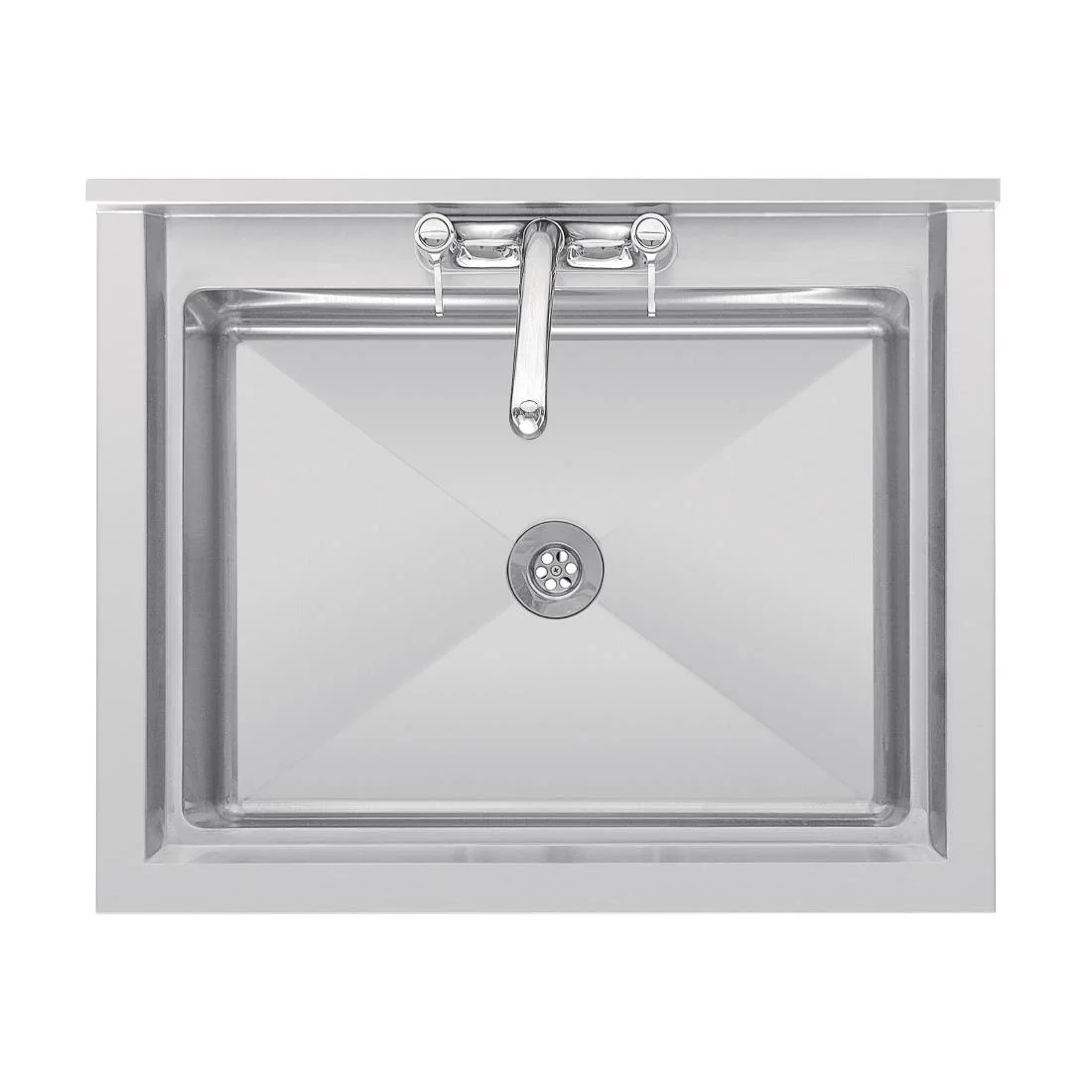 Vogue Stainless Steel Midi Pot Wash Sink with Undershelf - Image 5