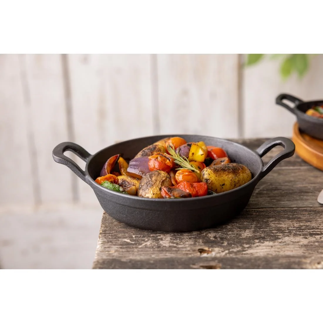 Olympia Round Cast Iron Eared Dish - Image 7
