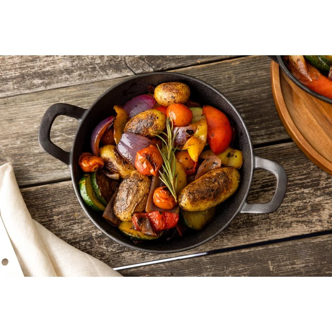 Olympia Round Cast Iron Eared Dish - Image 8