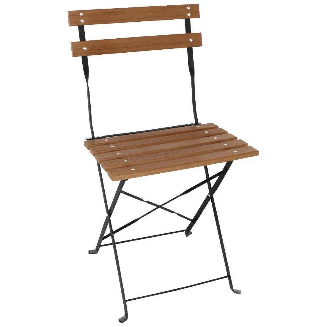 GJ766 - Bolero Faux Wood Bistro Chair (Pack 2) - Image 2