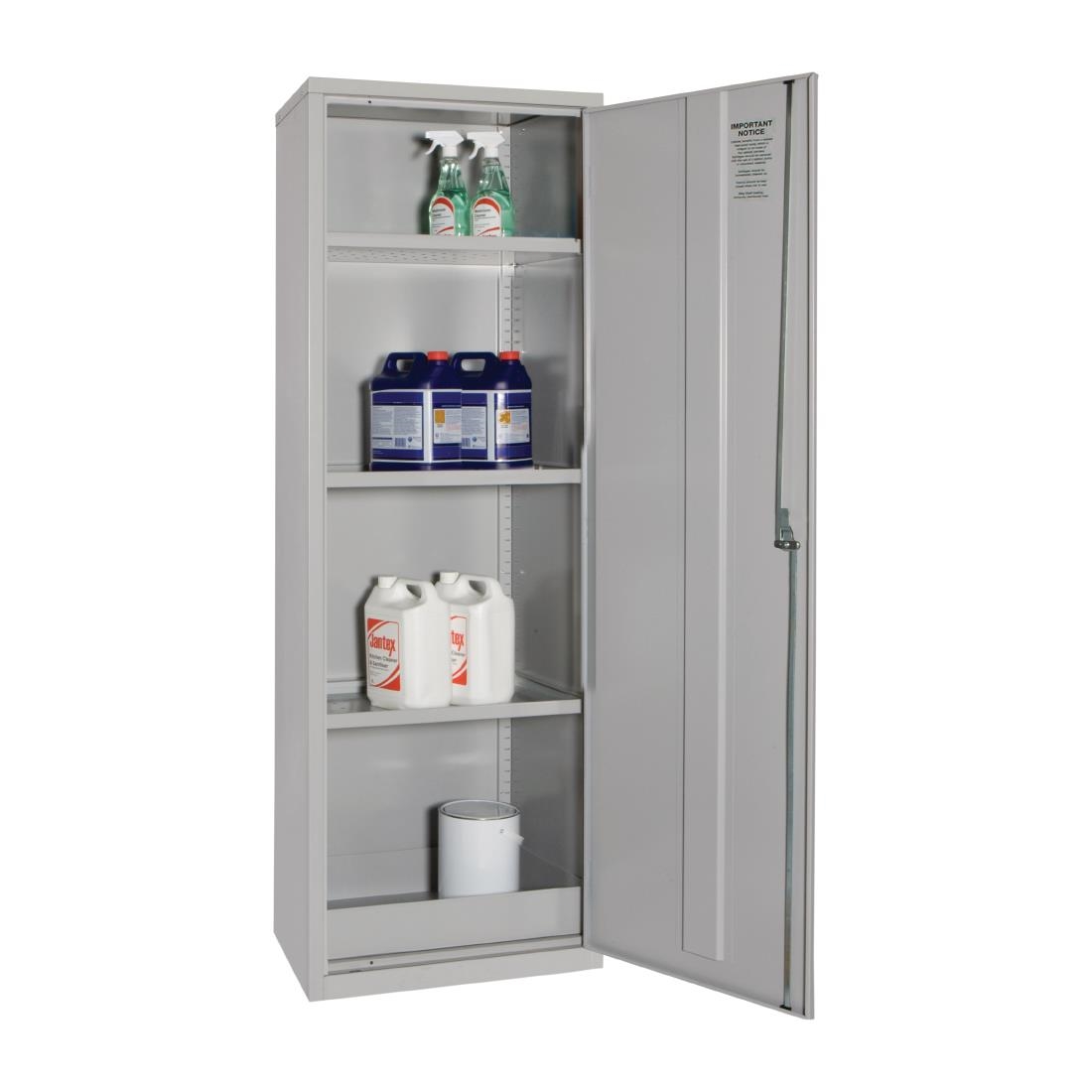 COSHH Chemicals Locker Grey