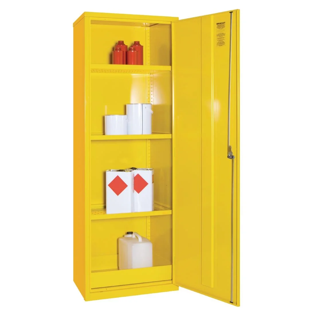 COSHH Chemicals Locker Yellow - Image 2