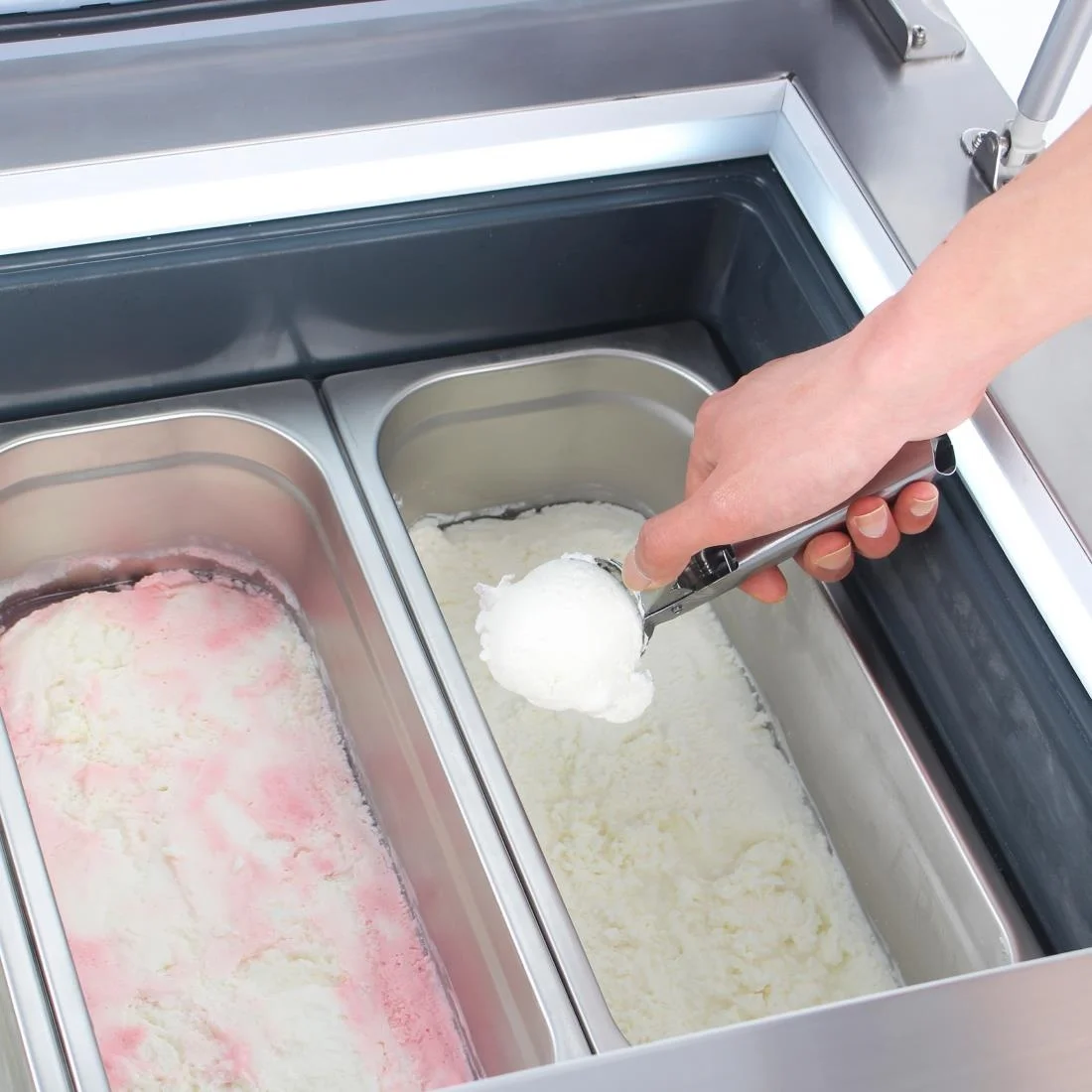 Polar G-Series Countertop Ice Cream Freezer 4x Napoli Pans - Image 7