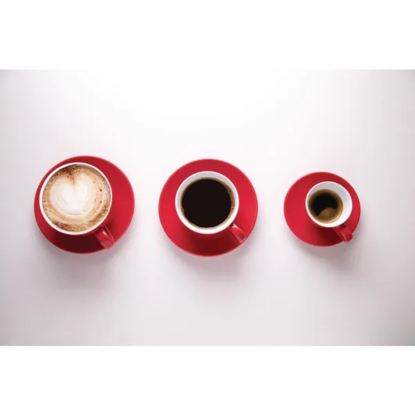 Olympia Cafe Espresso Cups Red 100ml