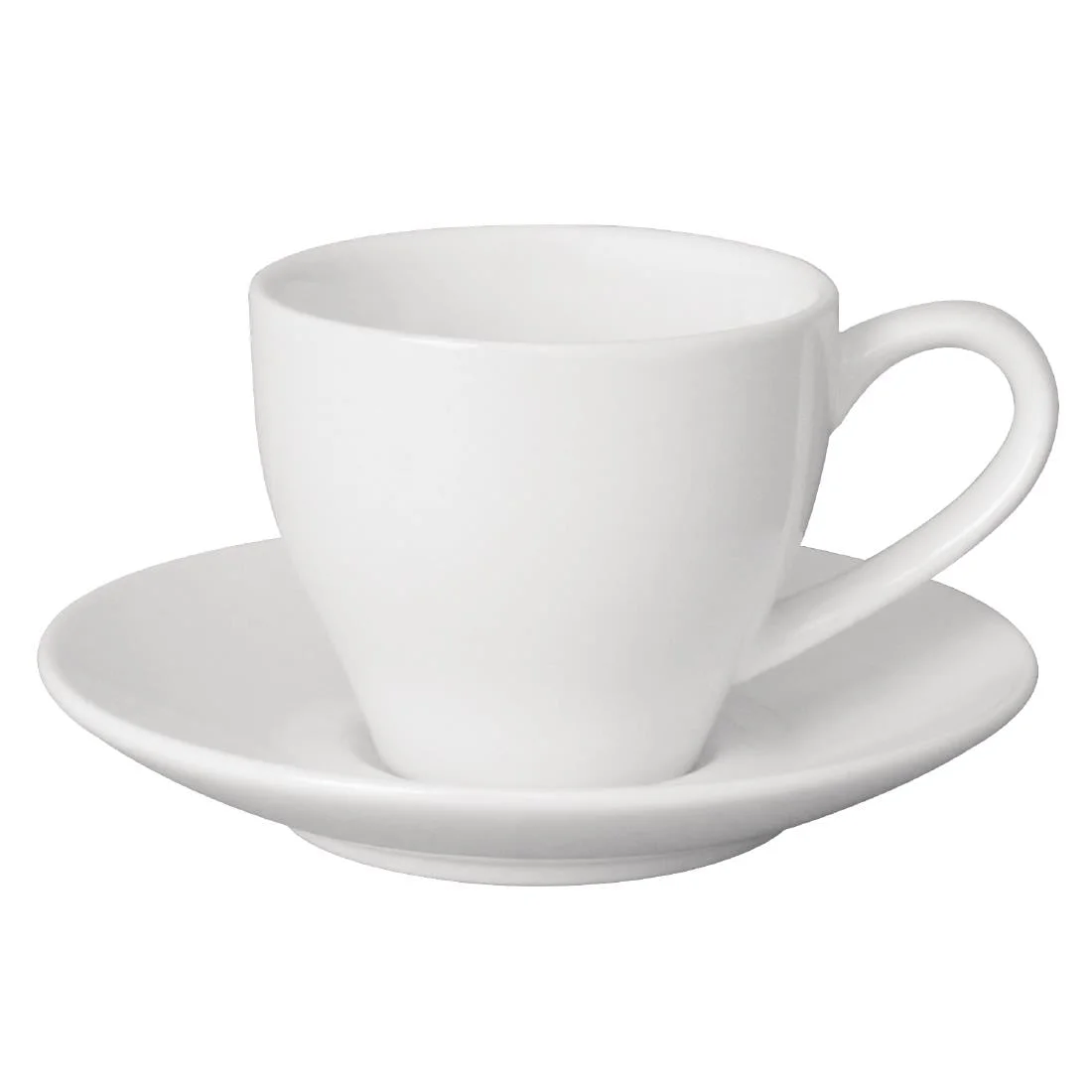 Olympia Cafe Espresso Saucers White 116.5mm - Image 2