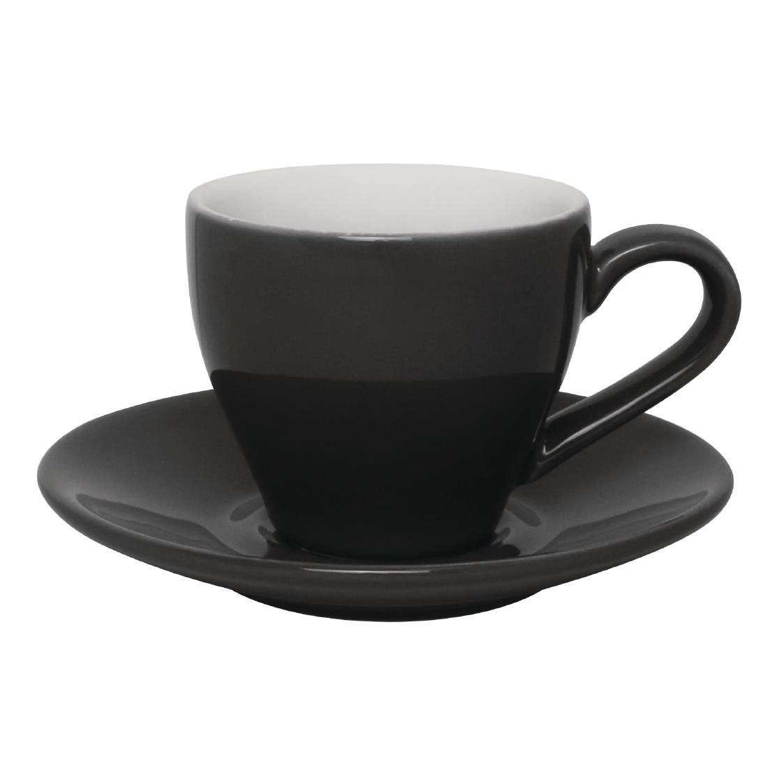 Olympia Cafe Espresso Cups Charcoal 100ml