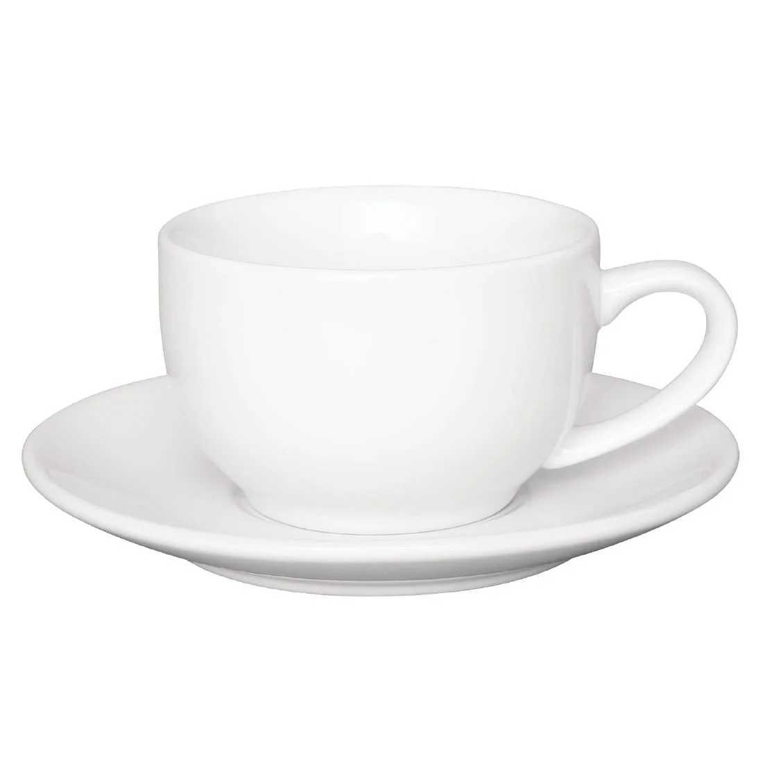 Olympia Cafe Saucers White 158mm - Image 2