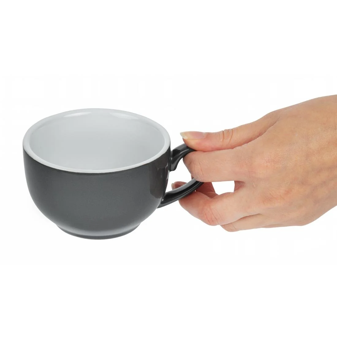 Olympia Cafe Coffee Cups Charcoal 228ml - Image 5