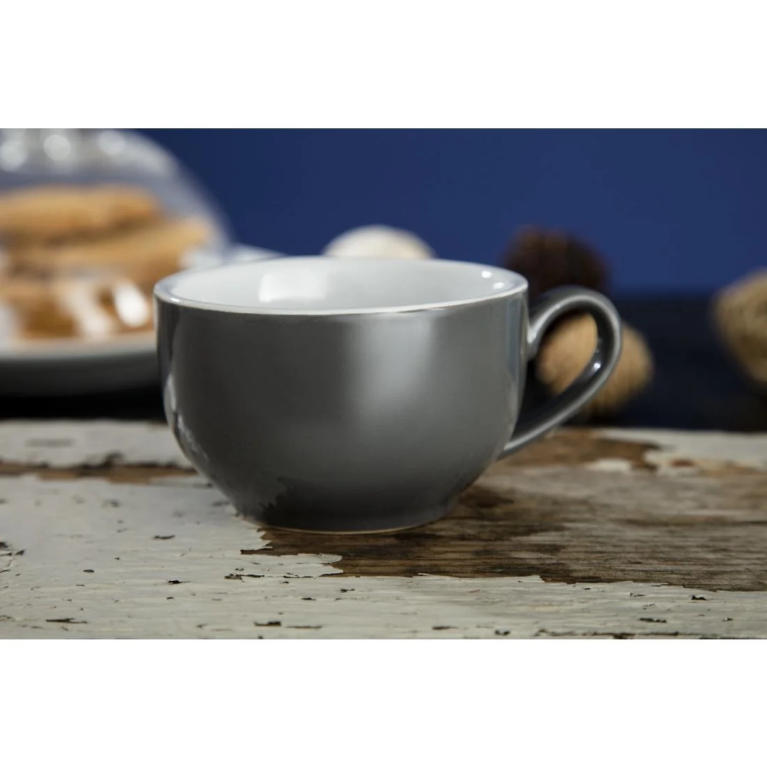Olympia Cafe Coffee Cups Charcoal 228ml - Image 6
