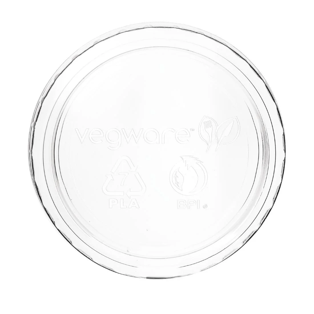 Vegware Compostable Cold Portion Pot Lids 59ml / 2oz and 118ml / 4oz