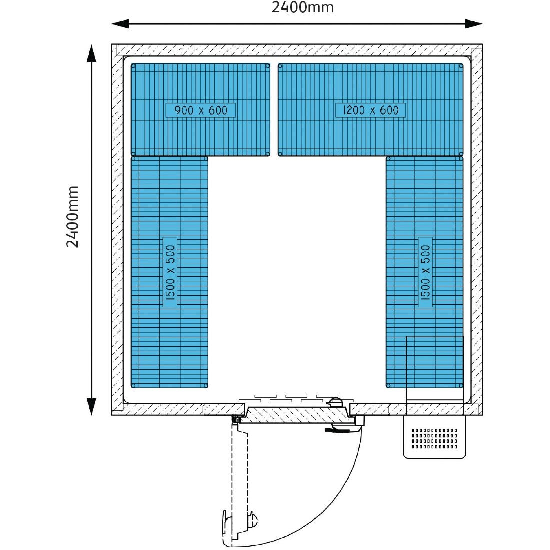 Foster Advantage Walk In Fridge Integral ADV2424 HT INT