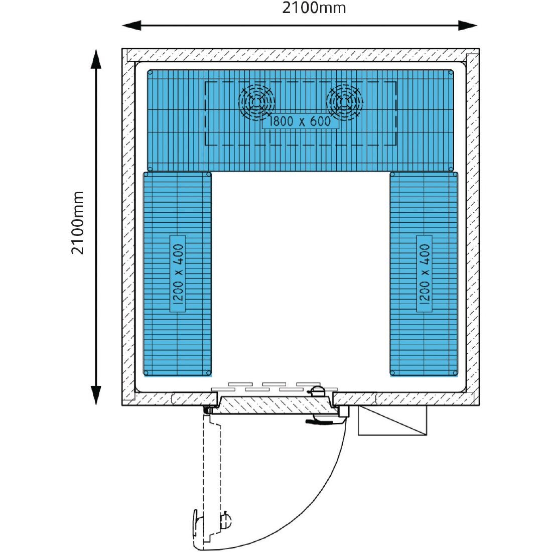 Foster Advantage Walk In Freezer Remote ADV2121 LT REM