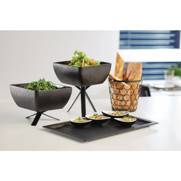 APS Plus Metal Basket Black 210 x 210mm