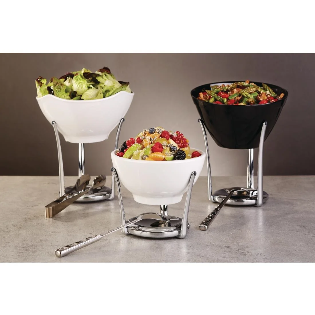 APS Chrome Buffet Stand 140mm High - Image 4