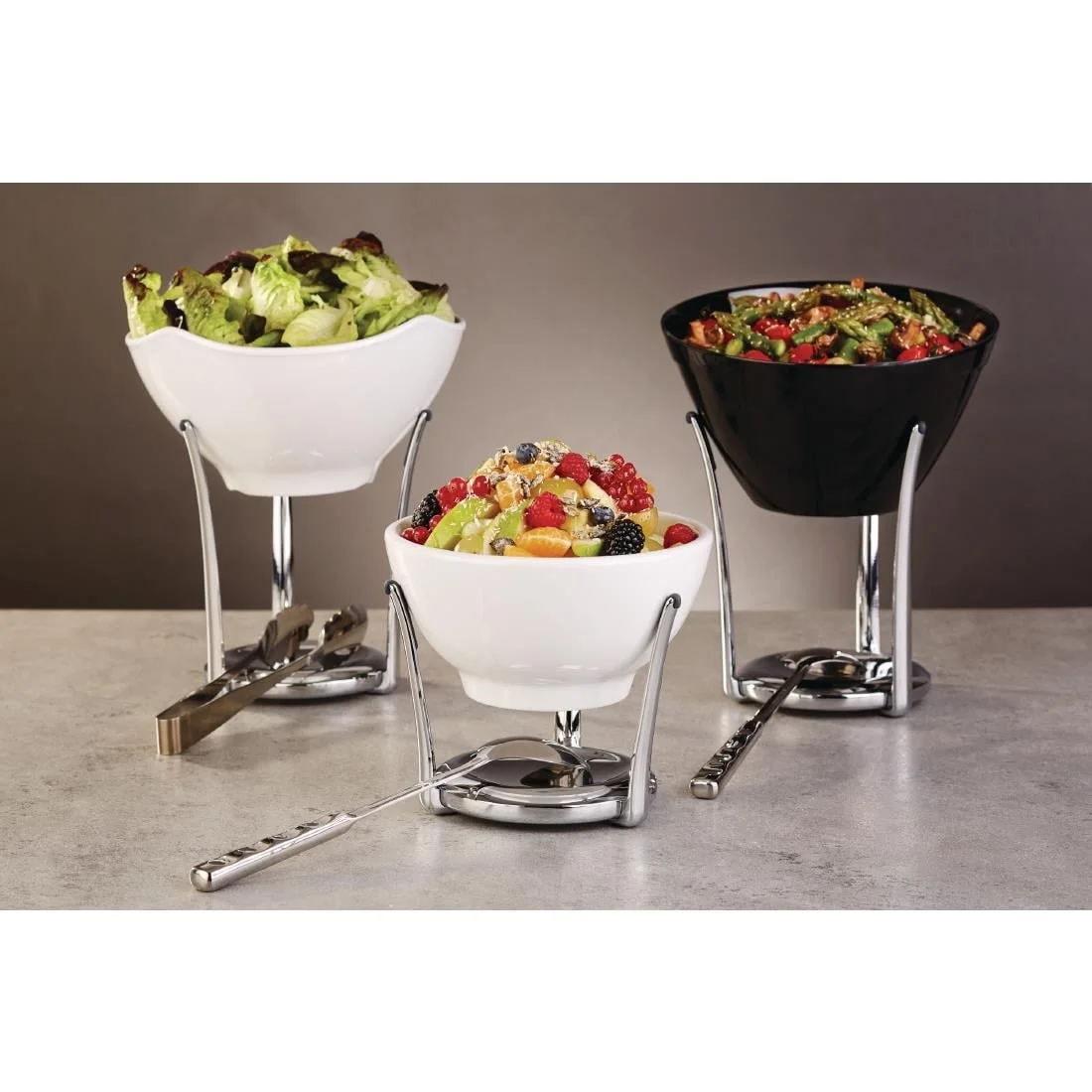 APS Balance Melamine Bowl Black 210mm - Image 4