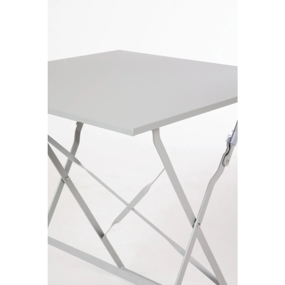 Bolero Grey Square Pavement Style Steel Table - Image 6