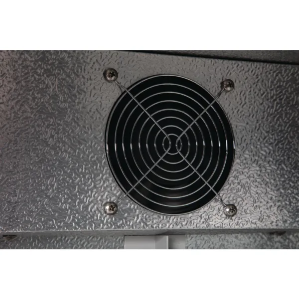 Polar Back Bar Cooler with Hinged Door in Black 198Ltr