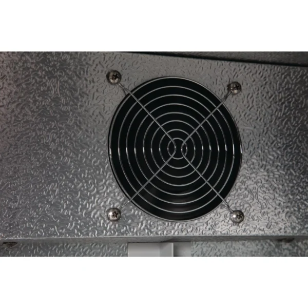 Polar Back Bar Cooler with Sliding Doors in Black 208Ltr