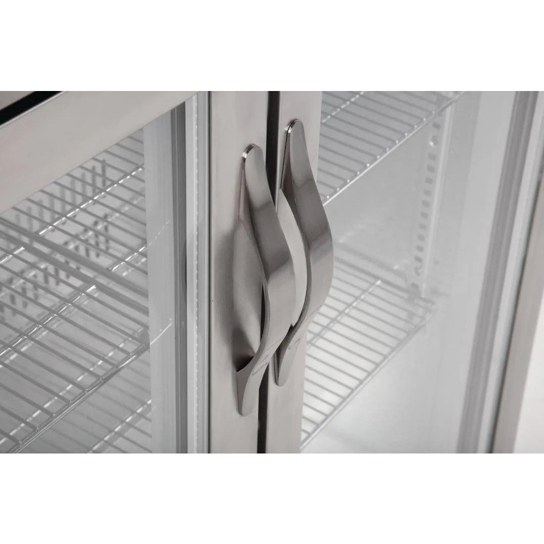 Polar Back Bar Cooler with Hinged Doors in Stainless Steel 208Ltr - Image 8