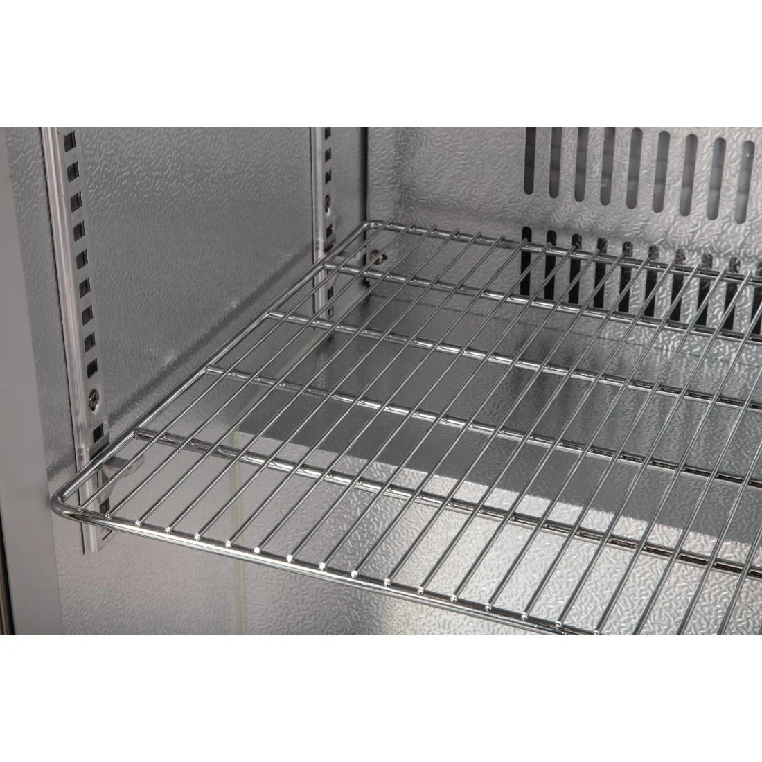 Polar Back Bar Cooler with Hinged Doors in Stainless Steel 330Ltr