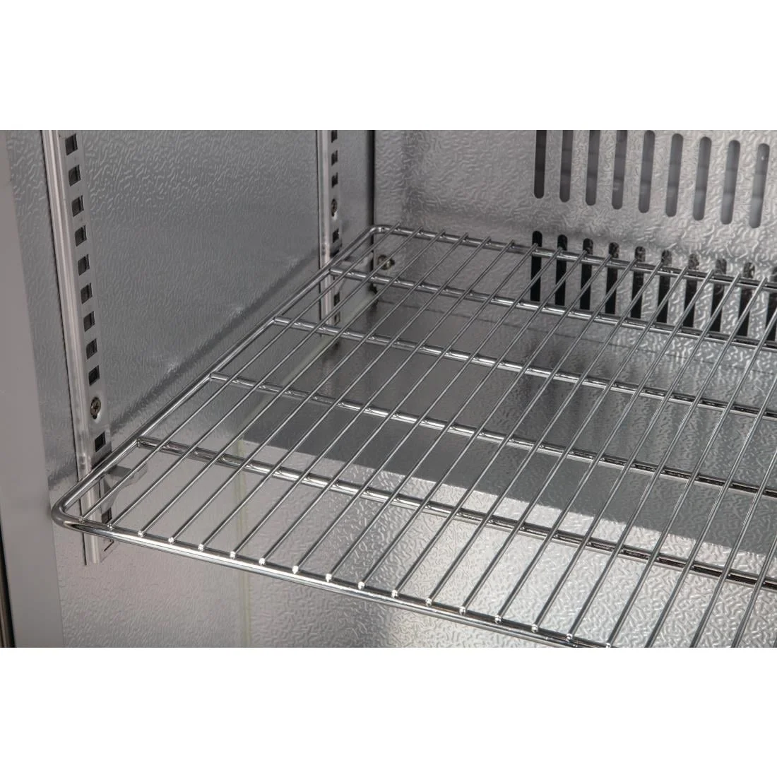 Polar Back Bar Cooler with Hinged Doors in Stainless Steel 208Ltr - Image 9