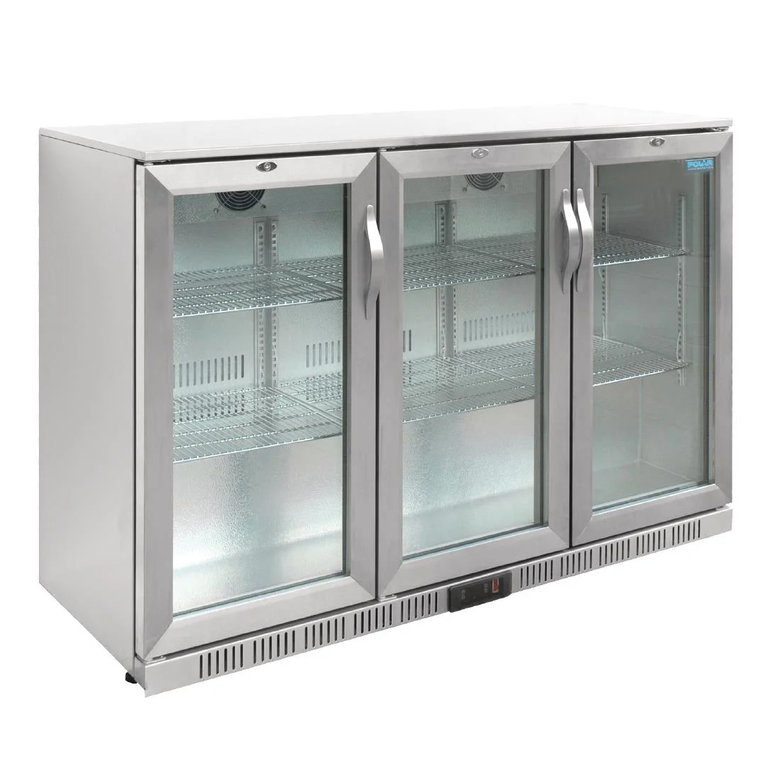 Polar Back Bar Cooler with Hinged Doors in Stainless Steel 330Ltr - Image 6