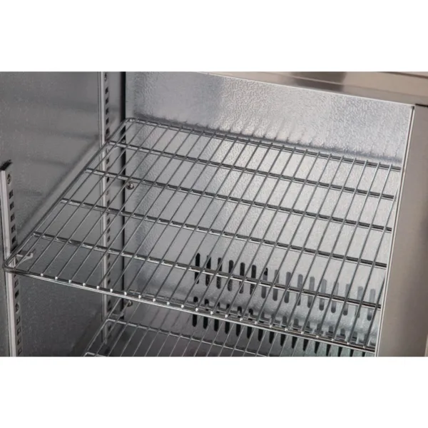 Polar Back Bar Cooler with Hinged Doors in Stainless Steel 330Ltr