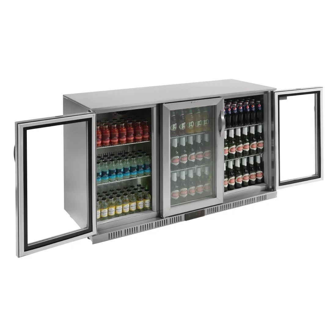 Polar Back Bar Cooler with Hinged Doors in Stainless Steel 330Ltr - Image 12