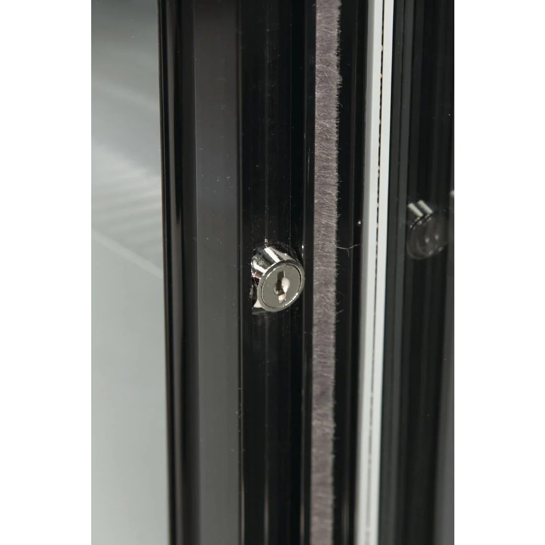 Polar Back Bar Cooler with Sliding Doors in Black 320Ltr - Image 11