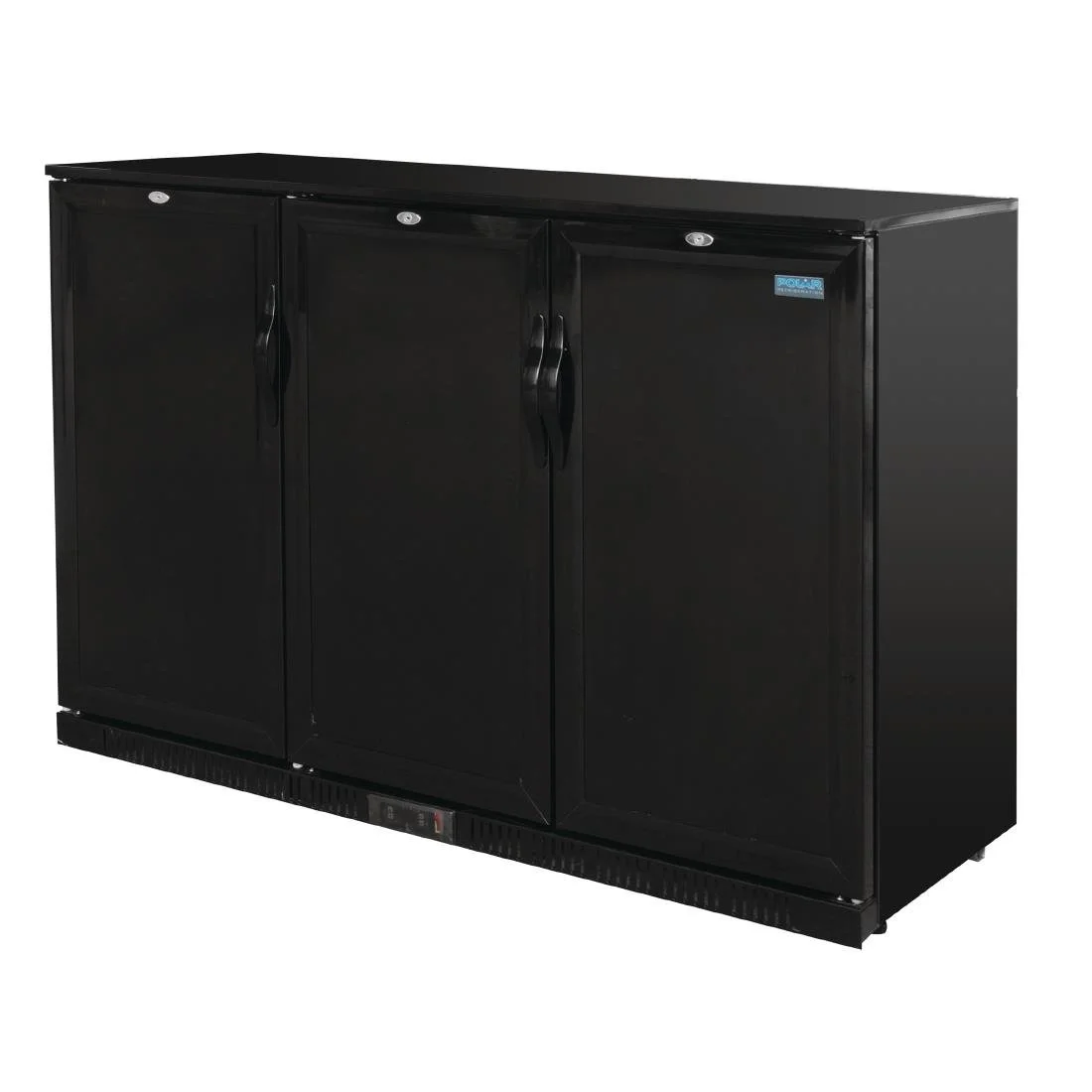 Polar G-Series 900mm Triple Solid Door Back Bar Cooler in Black 330Ltr - Image 6