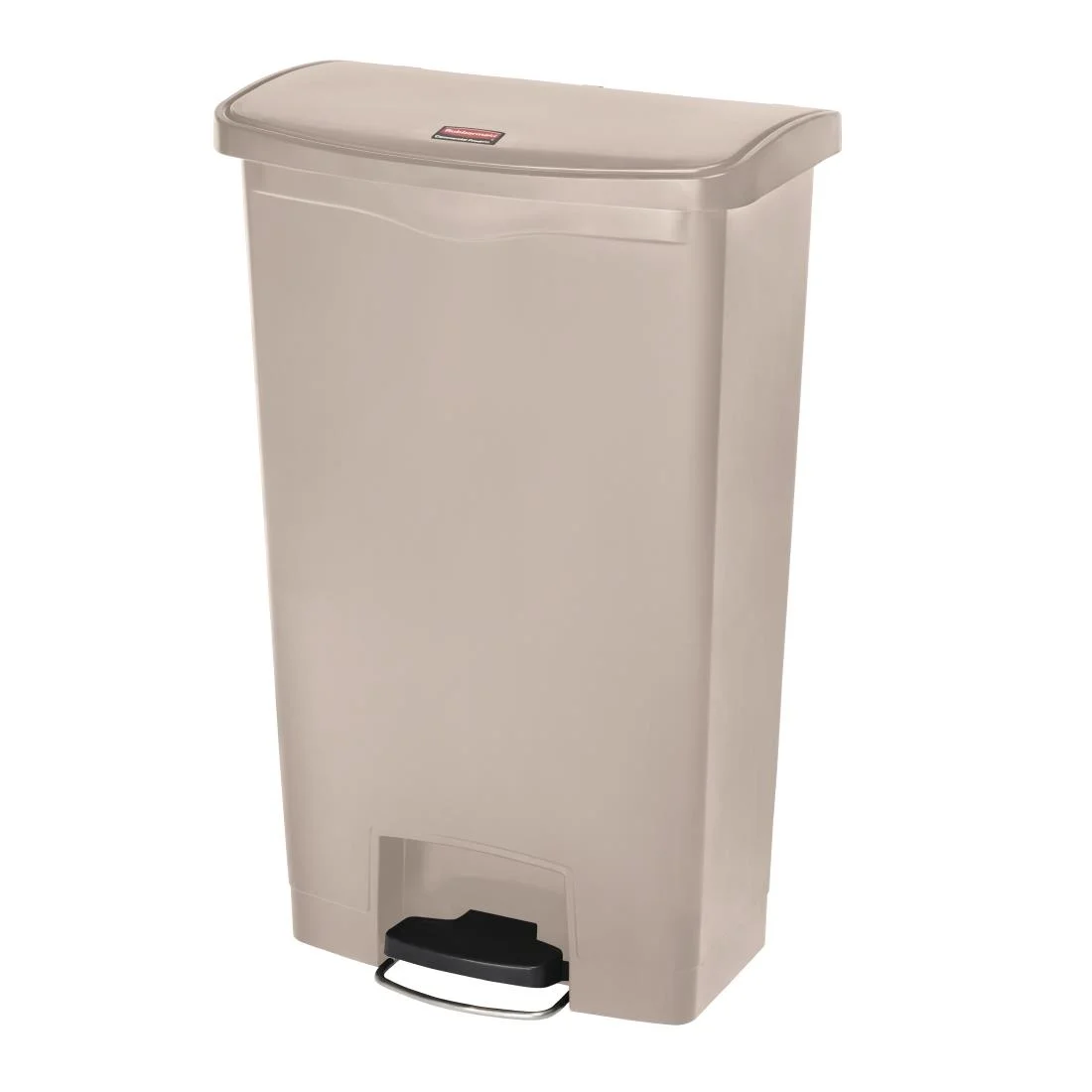 Rubbermaid Slim Jim Step on Front Pedal Beige 68Ltr - Image 3