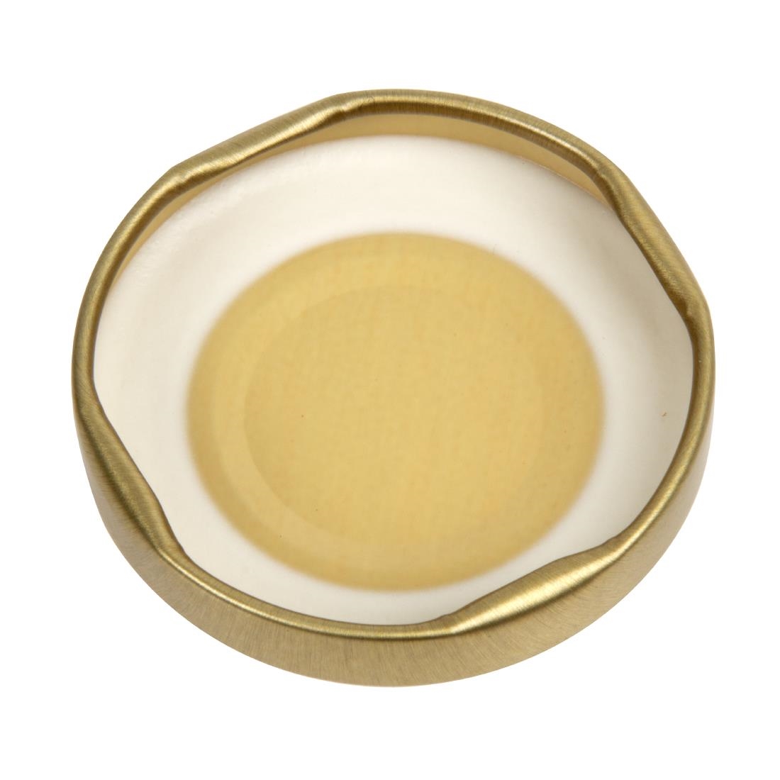 Gold Cap for Mini Milk Bottles