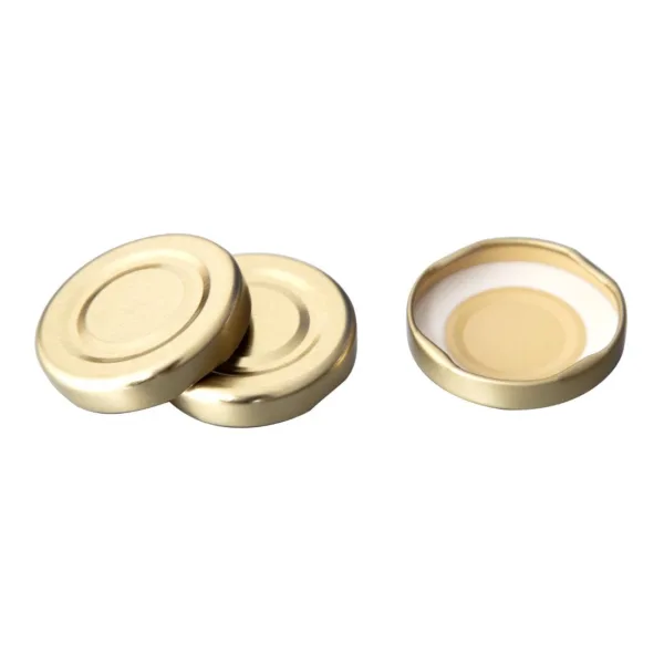 Gold Cap for Mini Milk Bottles
