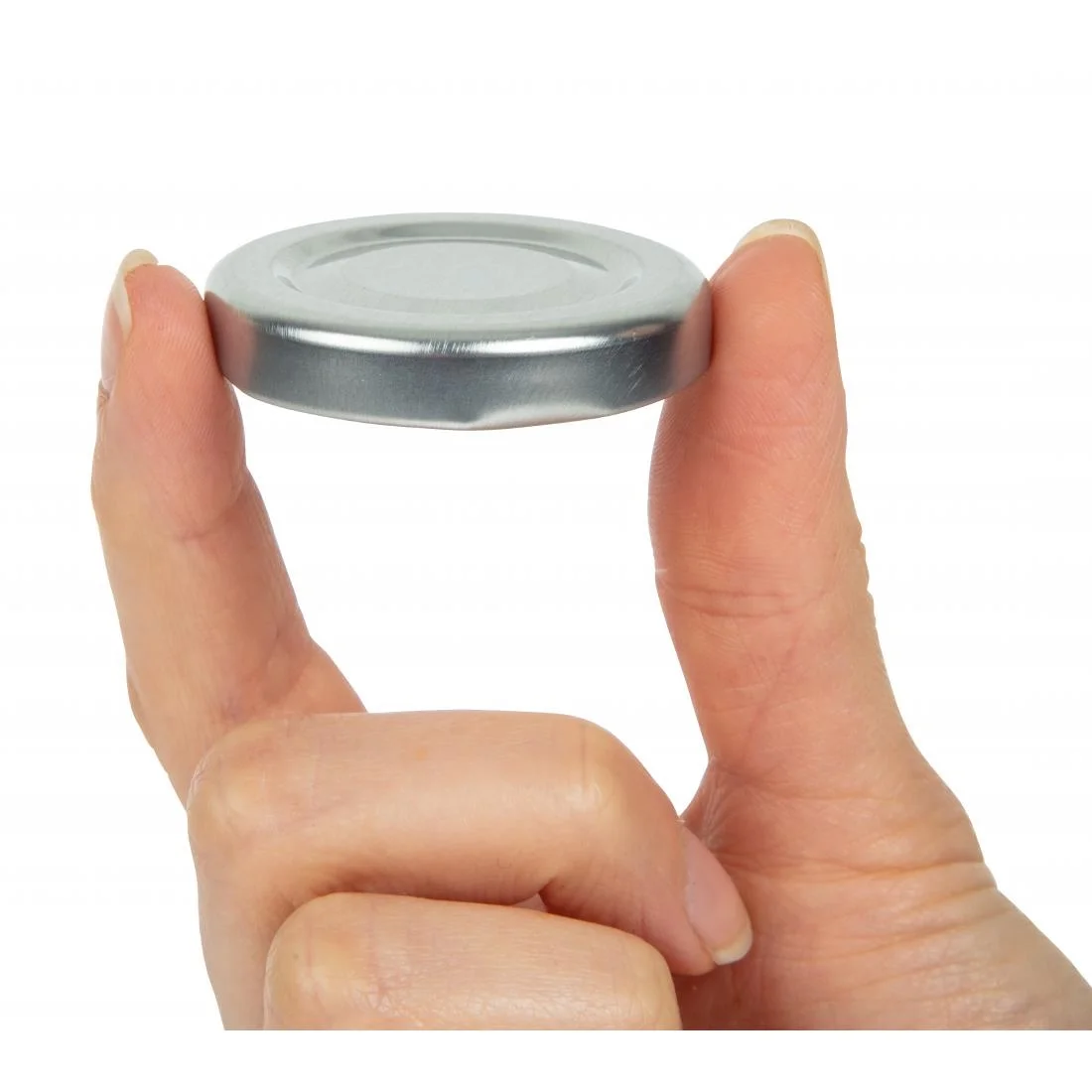 Silver Cap for Mini Milk Bottles - Image 4