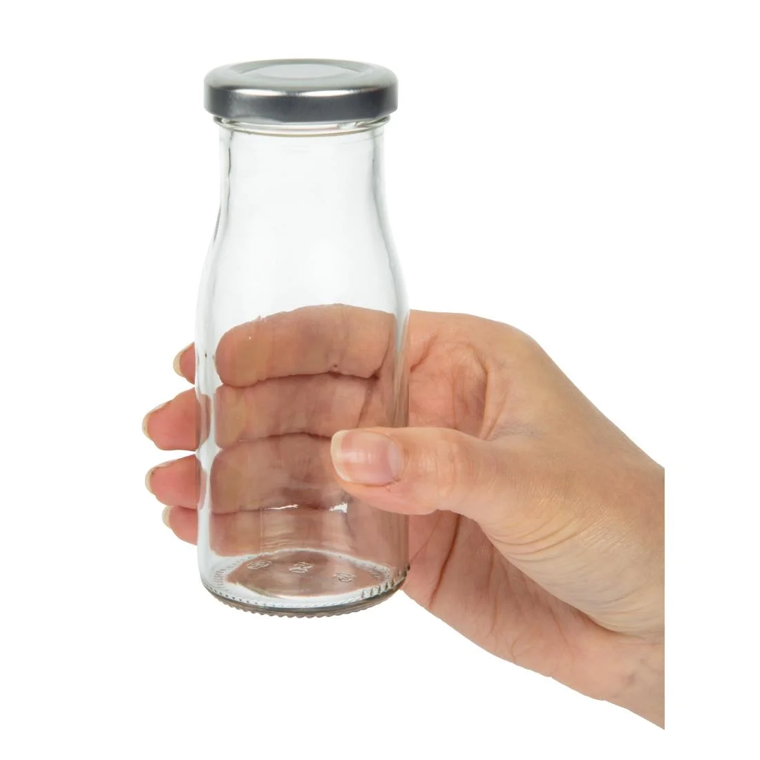 Silver Cap for Mini Milk Bottles - Image 5