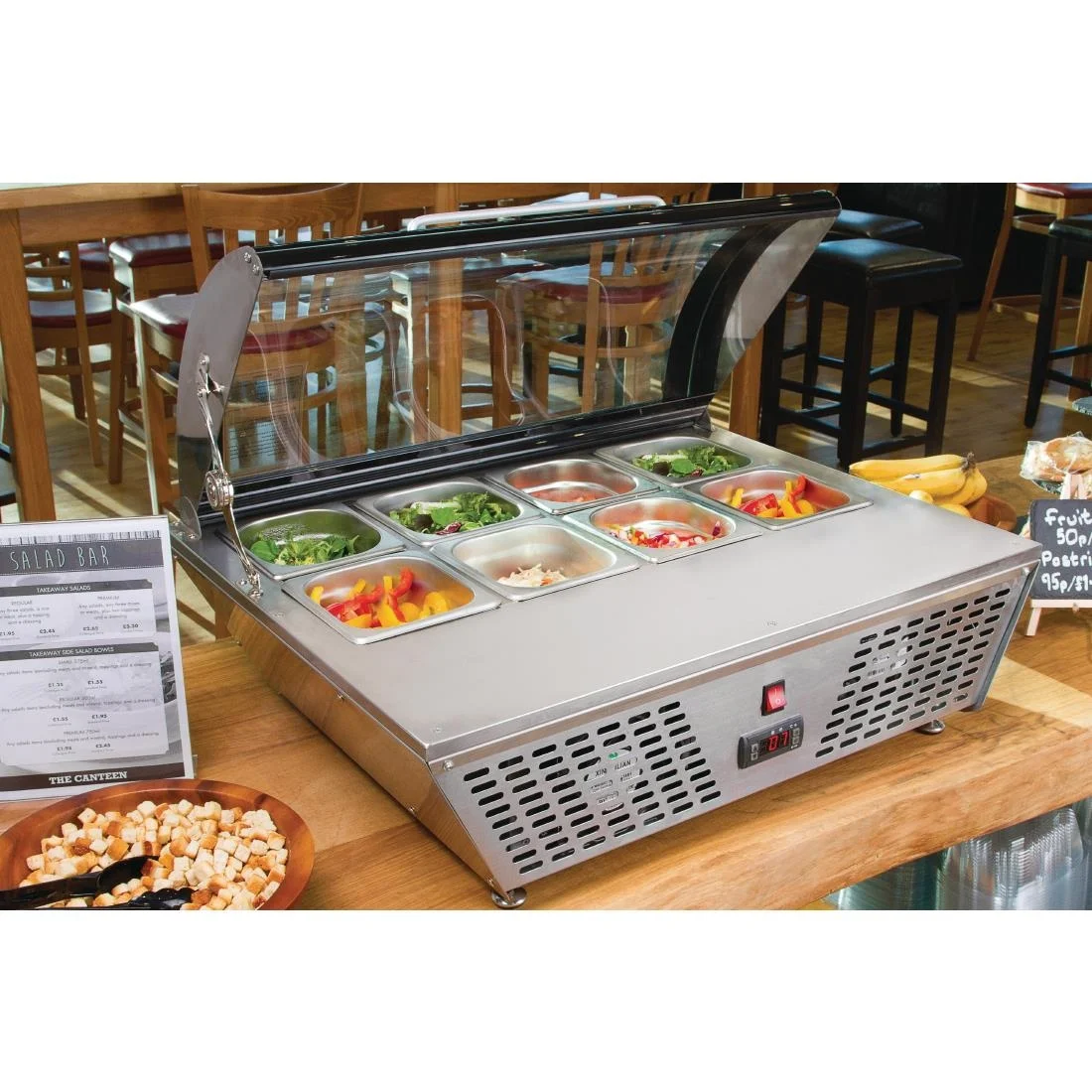 Polar G-Series Energy Efficient Countertop Prep Fridge 4x GN 1/3 - Image 5
