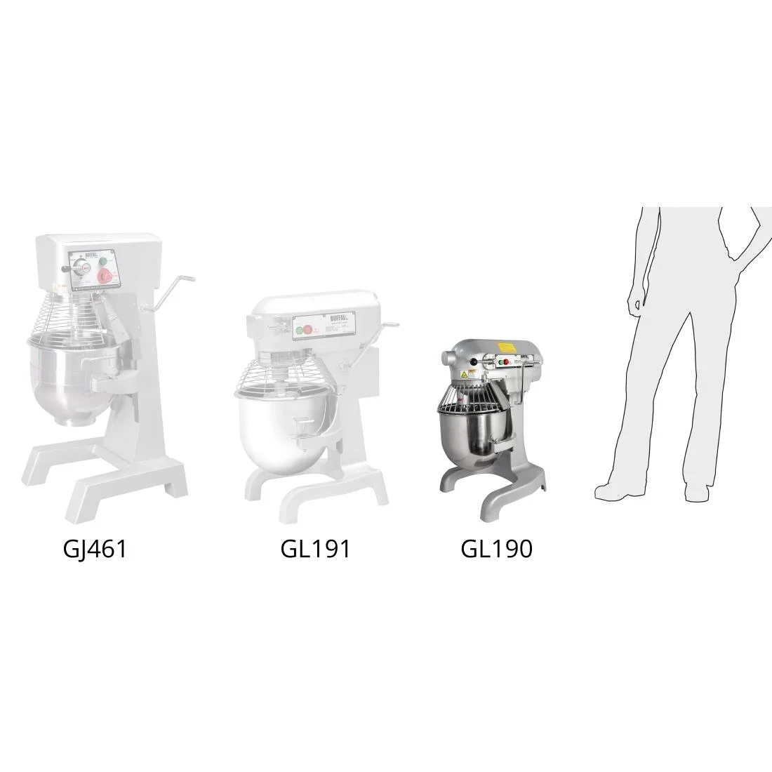 Buffalo Planetary Mixer 10Ltr 550W - Image 3