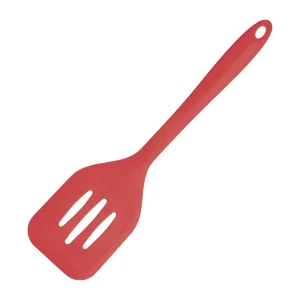 Kitchen Craft Silicone Flexible Slotted Turner Red 31cm