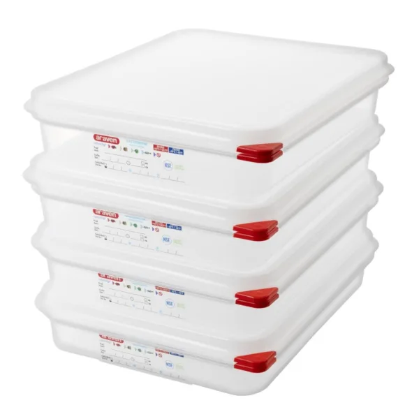 Araven 1/2 GN Food Containers 4L With Lid