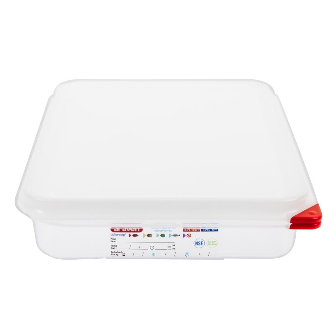 Araven 1/2 GN Food Containers 4L With Lid
