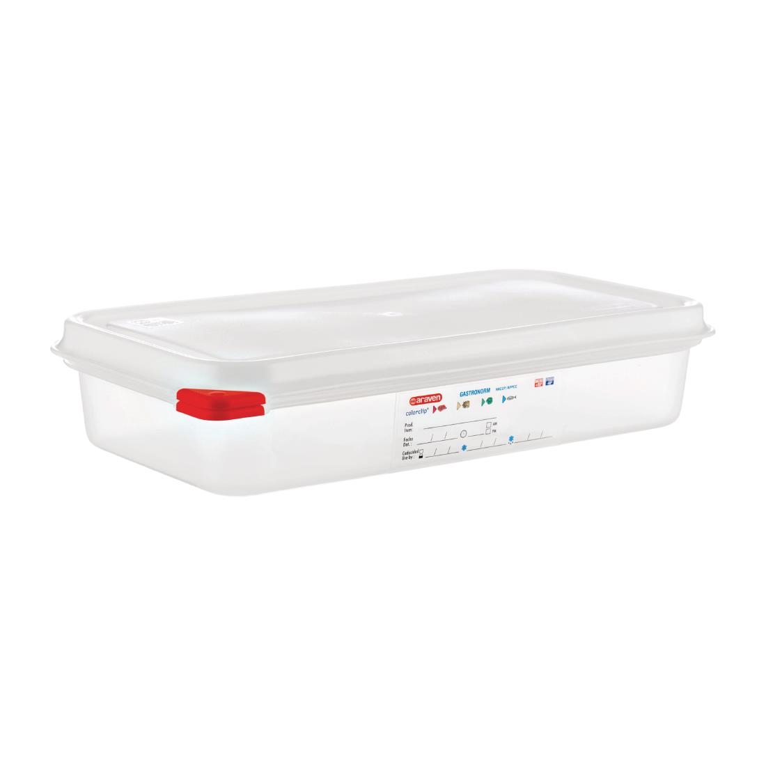 Araven 1/3 GN Food Containers 2.5Ltr With Lid