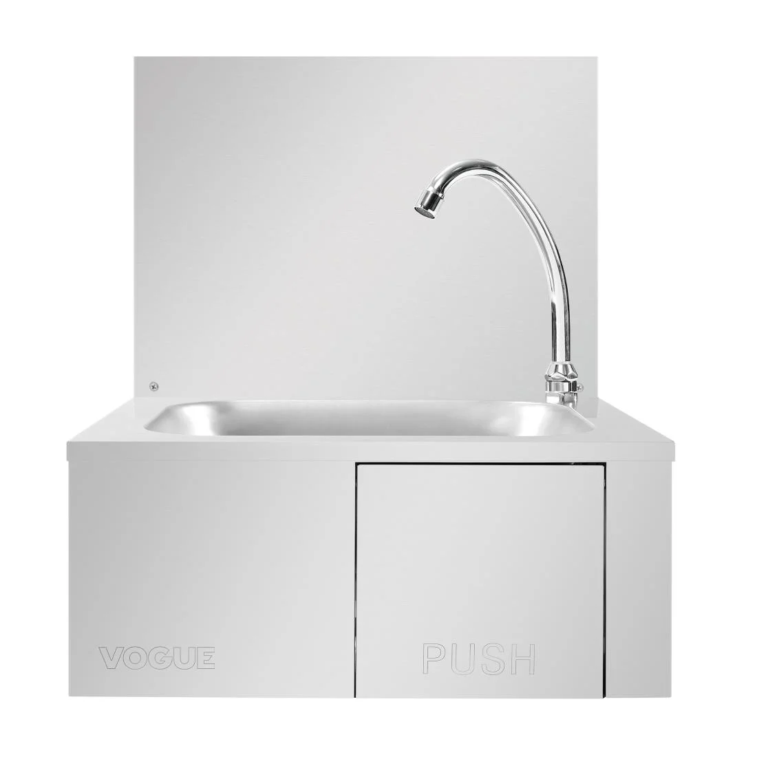 Vogue Stainless Steel Knee Operated Sink - Image 2